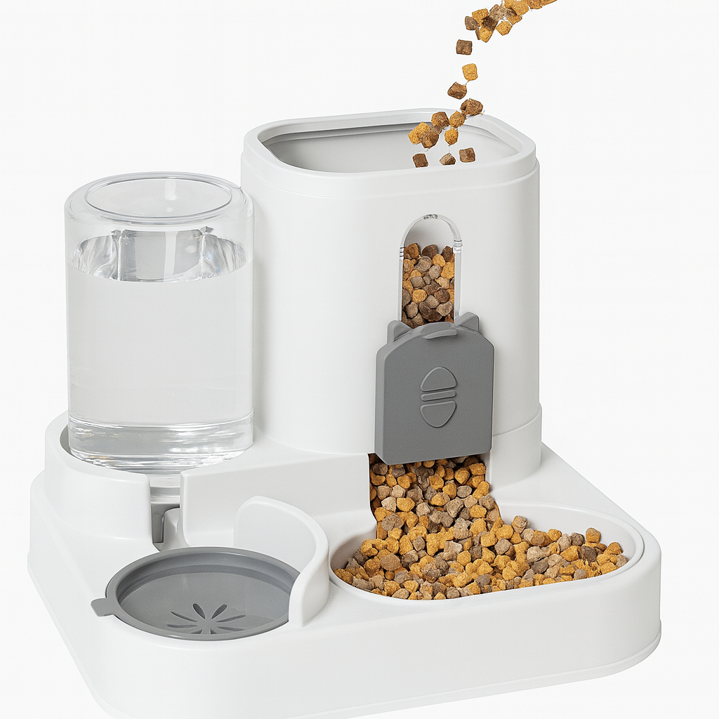 Automatischer Futter- & Wasserspender für Haustiere